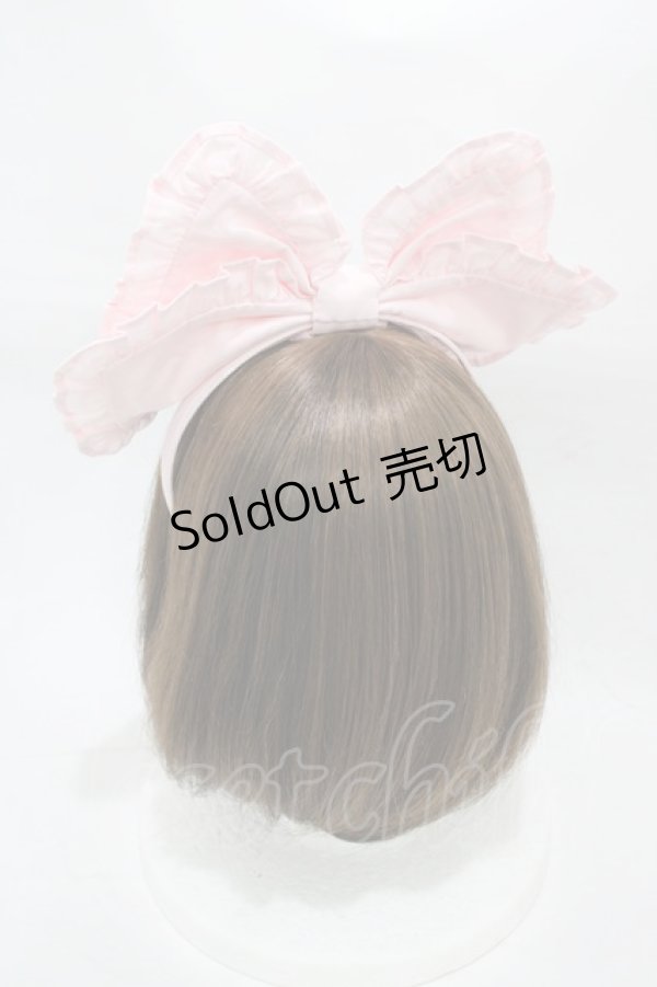 画像2: Angelic Pretty / Cuteフリルカチューシャ  ピンク H-26-01-05-1014-AP-AC-NS-ZH (2)