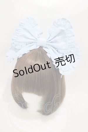 画像: Angelic Pretty / Cuteフリルカチューシャ  サックス H-26-01-05-1015-AP-AC-NS-ZH