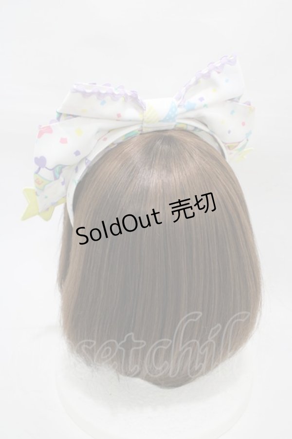 画像2: Angelic Pretty / Happy Garlandカチューシャ  シロ H-26-01-05-1017-AP-AC-NS-ZH (2)