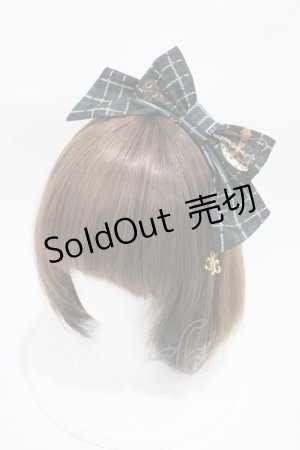 画像: Angelic Pretty / British Bearカチューシャ  グリーン H-26-01-05-1020-AP-AC-NS-ZH