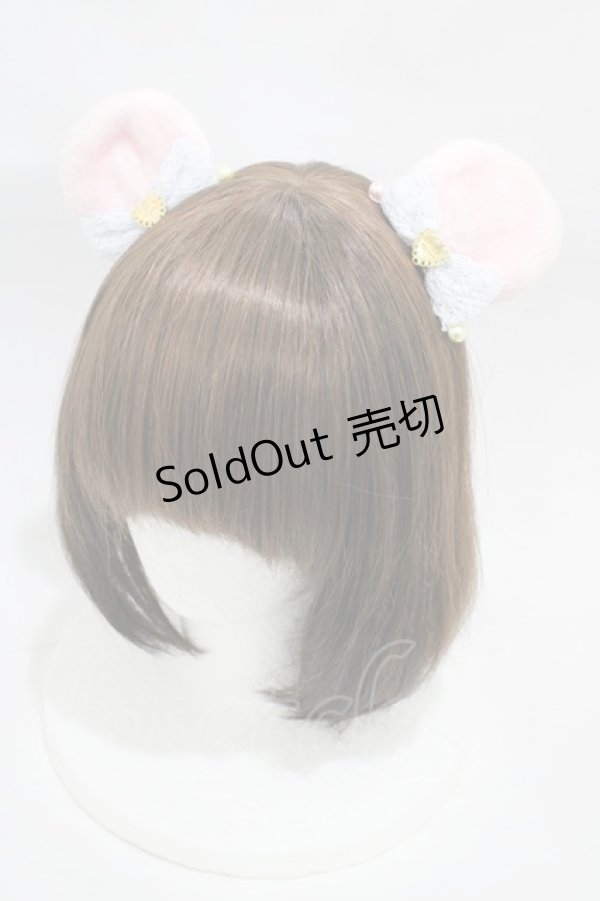 画像1: Angelic Pretty / Sweetくまみみクリップ  ピンク H-26-01-05-1023-AP-AC-NS-ZH (1)