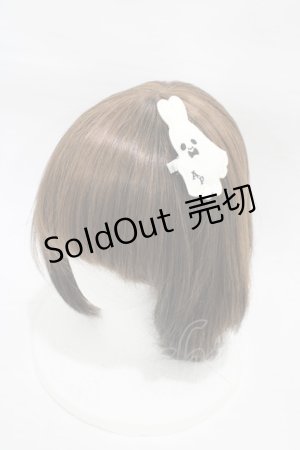 画像: Angelic Pretty / だ〜れだ？ワッペンクリップ  シロ H-26-01-05-1028-AP-AC-NS-ZH