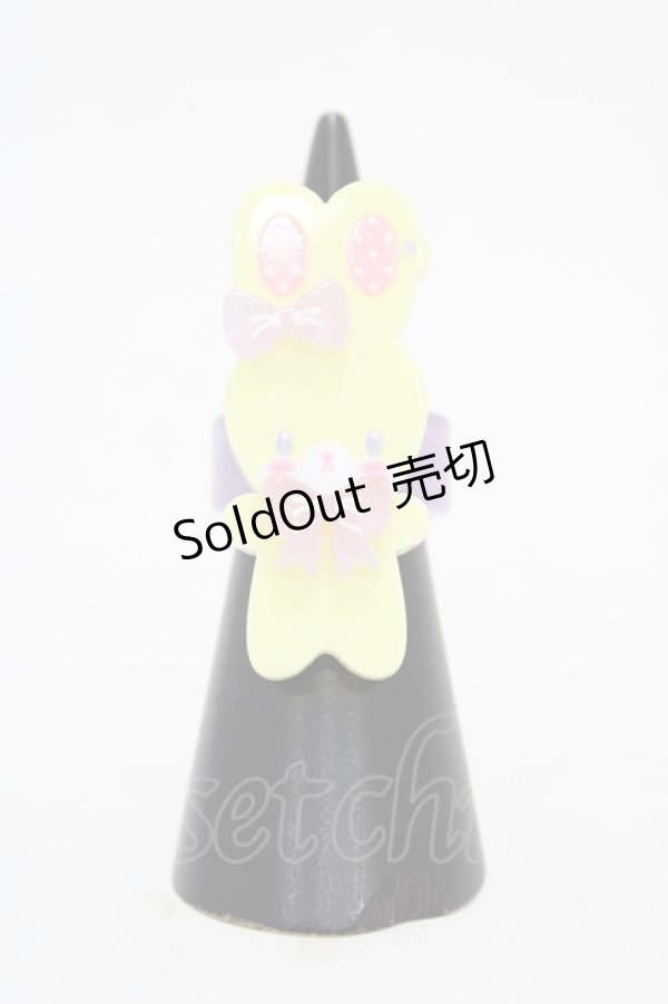 画像1: Angelic Pretty / Fancyリリカルバニーリング  イエロー H-26-01-05-1031-AP-AC-NS-ZH (1)