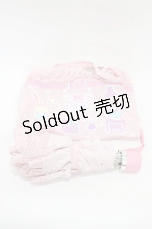 画像: Angelic Pretty / Fancy Paper Dolls折りたたみアンブレラ  ピンク H-26-01-05-1034-AP-ZA-NS-ZH