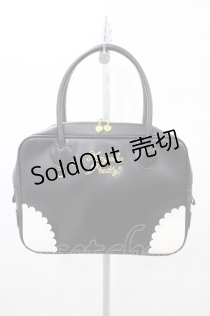 画像: Angelic Pretty / Fancyスクールレッスンバッグ  ブラック H-26-01-05-1003-AP-BG-NS-ZH