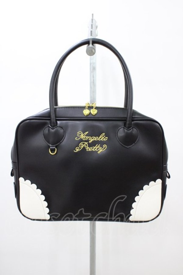画像1: Angelic Pretty / Fancyスクールレッスンバッグ  ブラック H-26-01-05-1003-AP-BG-NS-ZH (1)