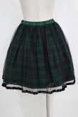 画像3: Emily Temple cute / チュールタータンスカート  グリーン H-26-01-06-022-ET-SK-KB-ZH (3)