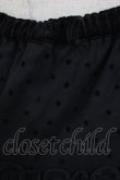画像4: Emily Temple cute / ドットフロッキーリボンスカート  ブラック H-26-01-06-023-ET-SK-KB-ZH (4)