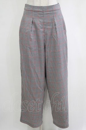画像: Candy Stripper / CHECK TACKED PANTS  ブラックチェック H-26-01-06-034-PU-PA-KB-ZH