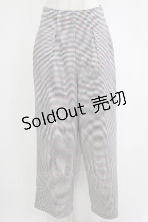 画像: Candy Stripper / CHECK TACKED PANTS  ブラックチェック H-26-01-06-034-PU-PA-KB-ZH