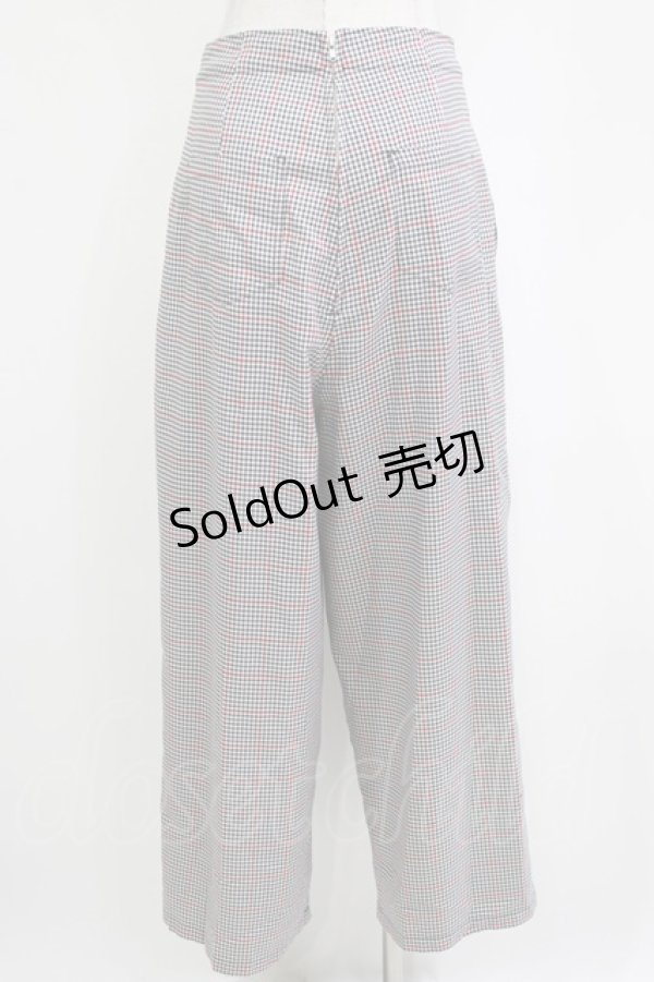画像3: Candy Stripper / CHECK TACKED PANTS  ブラックチェック H-26-01-06-034-PU-PA-KB-ZH (3)