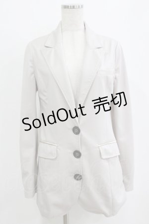 画像: Rozen Kavalier / クラウンボタンロングジャケット  グレージュ H-26-01-06-038-OO-JA-KB-ZH