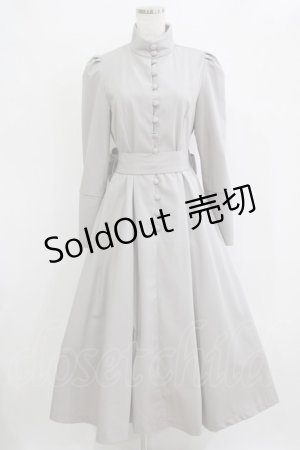 画像: Sheglit / "Victorian"バッスルワンピース  グレー H-26-01-06-004-EL-OP-KB-ZH