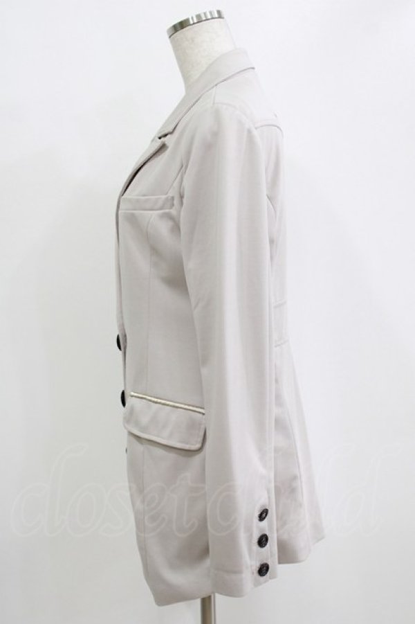 画像2: Rozen Kavalier / クラウンボタンロングジャケット  グレージュ H-26-01-06-038-OO-JA-KB-ZH (2)