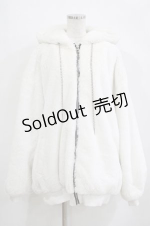画像: DimMoire / BABY SHEEPファーパーカー  ホワイト H-26-01-06-042-PU-CO-KB-ZH