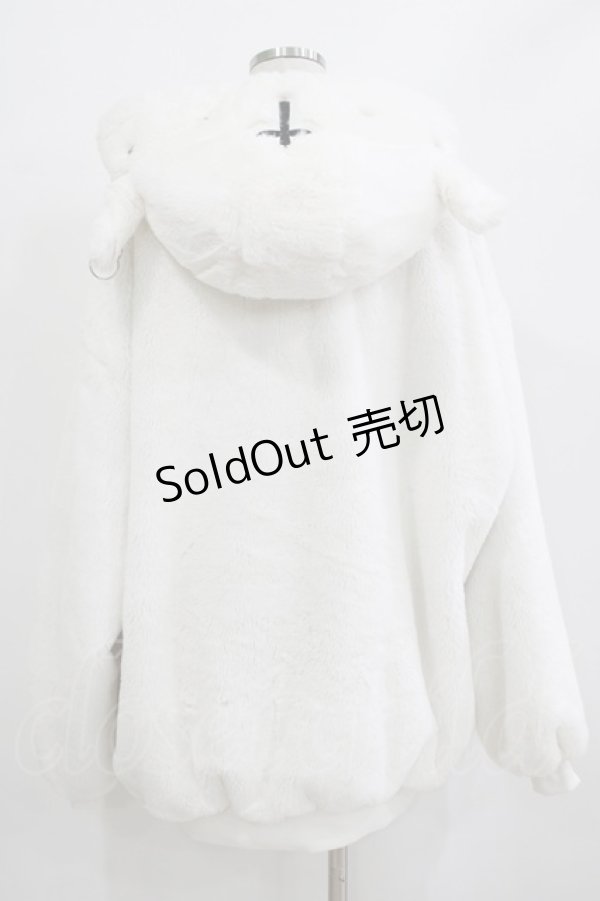 画像3: DimMoire / BABY SHEEPファーパーカー  ホワイト H-26-01-06-042-PU-CO-KB-ZH (3)
