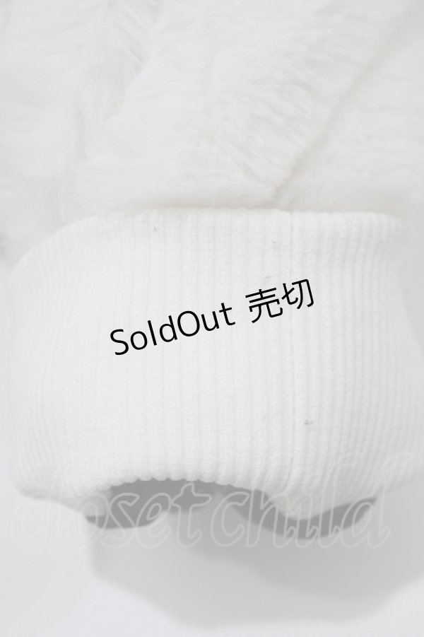 画像4: DimMoire / BABY SHEEPファーパーカー  ホワイト H-26-01-06-042-PU-CO-KB-ZH (4)