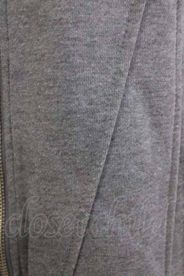 画像5: Ozz conte / 刺繍ロングパーカー  グレー H-26-01-06-043-OO-TO-KB-ZH (5)
