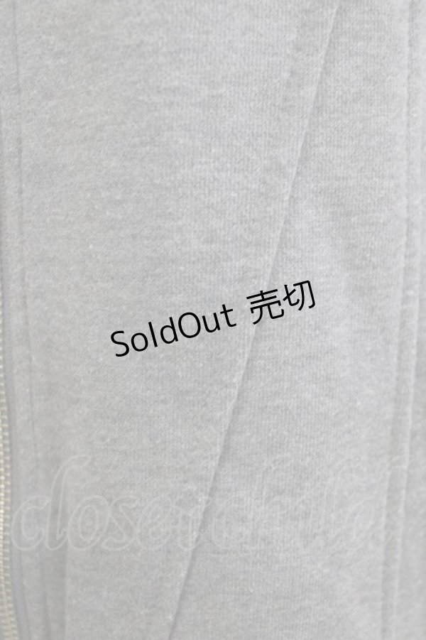 画像5: Ozz conte / 刺繍ロングパーカー  グレー H-26-01-06-043-OO-TO-KB-ZH (5)