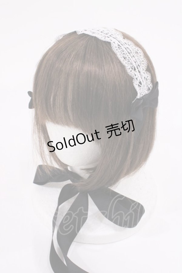 画像1: Chalmiere / シュエットヘッドドレス  ブラック H-26-01-06-1046-LO-ZA-NS-ZH (1)