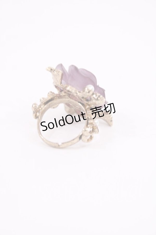 画像2: axes femme / フェイバリットローズリング Free パープル H-26-01-06-1047-AX-AC-NS-ZH (2)