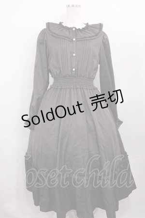 画像: m petit by misako / AOK*フリルカラータックワンピース M グレー H-26-01-06-1010-LO-OP-NS-ZH