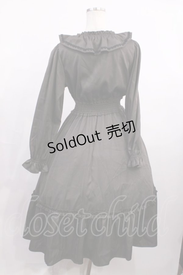 画像2: m petit by misako / AOK*フリルカラータックワンピース M グレー H-26-01-06-1010-LO-OP-NS-ZH (2)