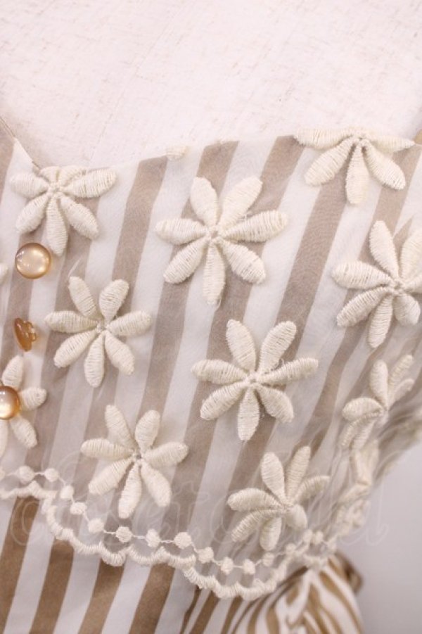 画像3: Fi.n.t / ストライプワンピース Free ベージュ H-26-01-06-1014-CA-OP-NS-ZH (3)