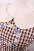 画像4: Fi.n.t / ギンガムワンピース Free ブラウン H-26-01-06-1015-CA-OP-NS-ZH (4)