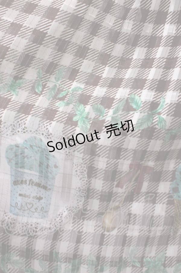 画像3: axes femme / チョコミントプリントスカート Free ブラウン H-26-01-06-1016-AX-SK-NS-ZH (3)