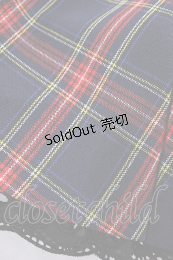 画像3: Heart E / タータンチェックプリーツスカート Free ネイビー H-26-01-06-1023-LO-SK-NS-ZH (3)