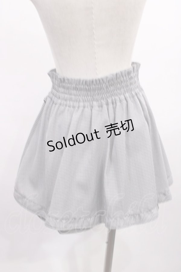 画像2: majoretty / 千鳥格子スカパン M ブラック H-26-01-06-1024-LO-SK-NS-ZH (2)