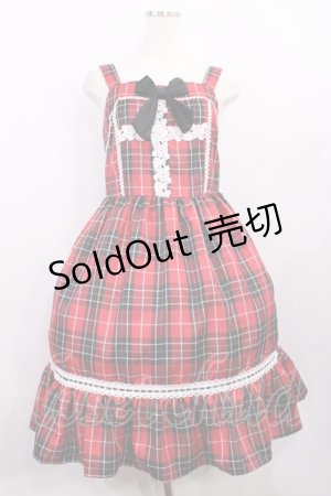 画像: Eri Aino's collaboration / シャーロットの水曜日 ジャンパースカート L レッド H-26-01-06-1003-LO-OP-NS-ZH