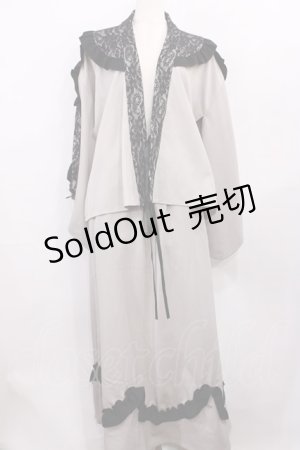 画像: DearMyLove / フリルレースプリンセス浴衣 L グレー H-26-01-06-1026-EL-OP-NS-ZH