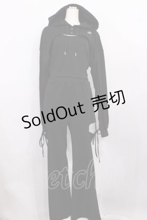 画像: michell Macaron / セットアップ Free ブラック H-26-01-06-1027-LO-OP-NS-ZH