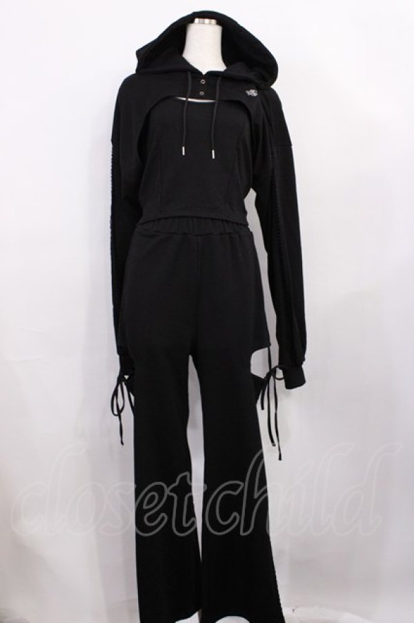 画像1: michell Macaron / セットアップ Free ブラック H-26-01-06-1027-LO-OP-NS-ZH (1)