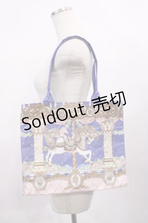 画像: Angelic Pretty / 2014年ムック本付録 Day Dream Carnivalビッグトートバッグ  ブルー H-26-01-06-1039-AP-BG-NS-ZH