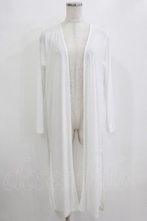 画像: Rozen Kavalier / シアーボーダーロングカーデ  白 H-26-01-06-046-OO-TO-KB-ZH