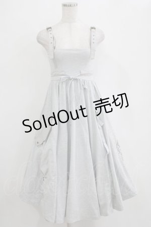 画像: Rozen Kavalier / 刺繍プリントキャミワンピース  グレー H-26-01-06-005-OO-OP-KB-ZH