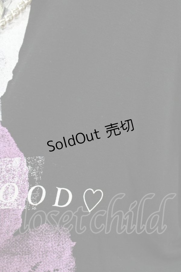 画像4: SEX POT ReVeNGe / チェーンチャーム付カットソーワンピース  黒 H-26-01-06-050-SP-OP-KB-ZH (4)