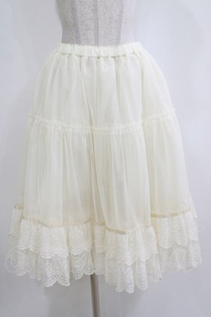 画像: Melody BasKet / Cotton candyパニエ  アイボリー H-26-01-06-052-LO-SK-KB-ZH