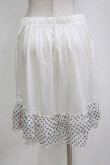 画像3: MARBLE / スターフリルペチコート  白 H-26-01-06-055-GO-SK-KB-ZH (3)