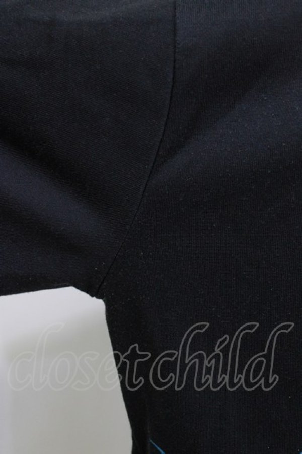 画像6: TRAVAS TOKYO / Fire bear H/S Hoodie  ブラック×ブルー H-26-01-06-058-PU-TO-KB-ZT0108H (6)