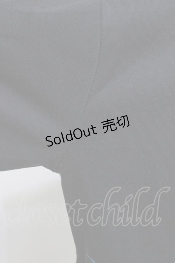 画像6: TRAVAS TOKYO / Fire bear H/S Hoodie  ブラック×ブルー H-26-01-06-058-PU-TO-KB-ZT0108H (6)