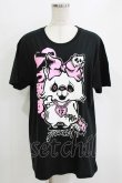 画像1: SEX POT ReVeNGe / プリントTシャツ  黒 H-26-01-06-063-SP-TO-KB-ZT0108H (1)