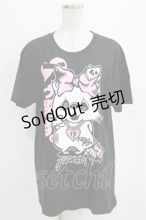 画像: SEX POT ReVeNGe / プリントTシャツ  黒 H-26-01-06-063-SP-TO-KB-ZT547