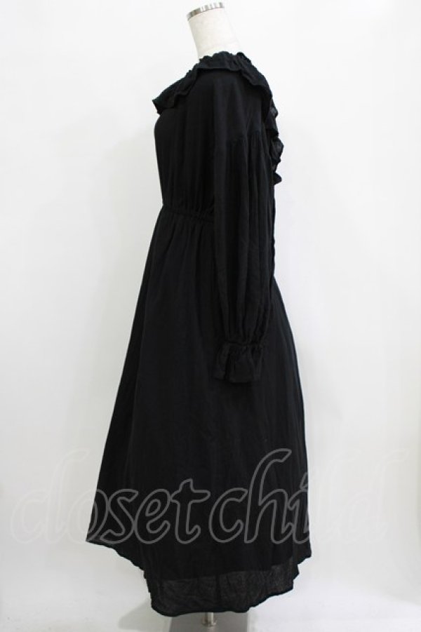 画像2: merry jenny / ribbonガーゼ2wayワンピース  ブラック H-26-01-06-006-LO-OP-KB-ZH (2)