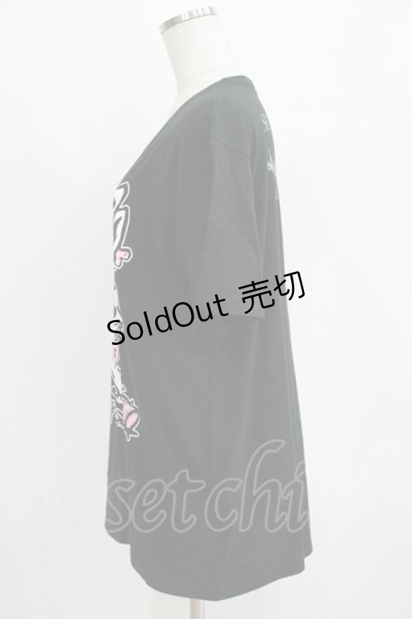 画像2: SEX POT ReVeNGe / プリントTシャツ  黒 H-26-01-06-063-SP-TO-KB-ZT547 (2)