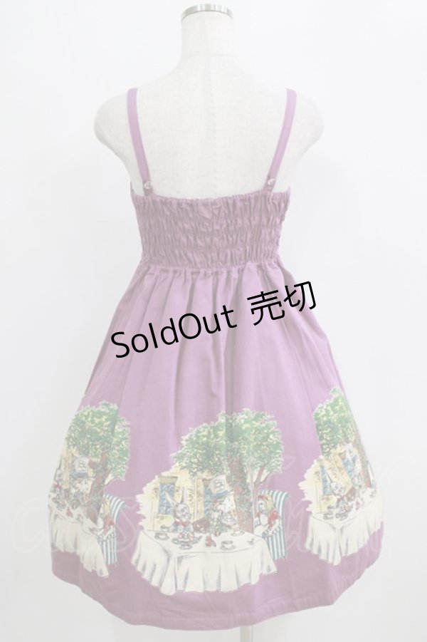 画像3: Emily Temple cute / アリスのティーパーティーフリルノースリーブワンピース  パープル H-26-01-06-001-ET-OP-KB-ZH (3)
