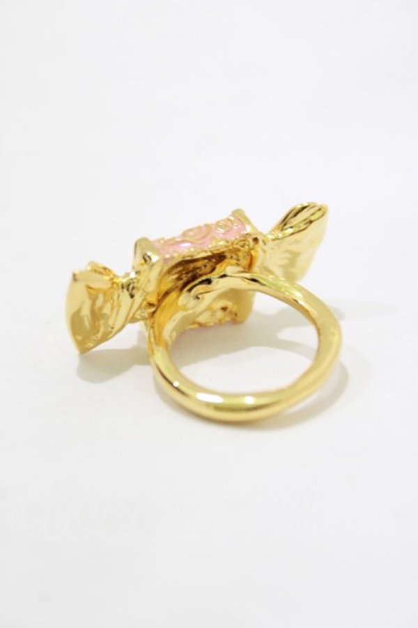 画像2: Q-pot. / タフィーキャンディリング  ピンク H-26-01-06-072-QP-AC-KB-ZH (2)